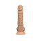 SILEXD Real Skin Dildo Model 1 8" Thermo Reactive Light Brown