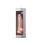 SILEXD Real Skin Dildo Model 1 8" Thermo Reactive Light Brown