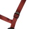 LIEBE SEELE Wine Red: Strap-on Harness aus Leder Weinrot