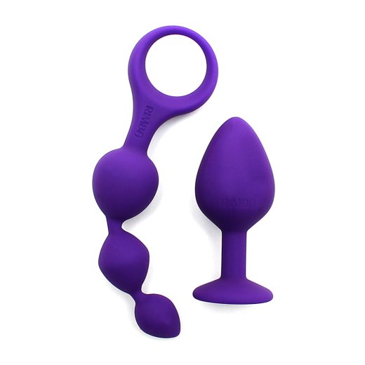 RIMBA Barcelona Anal Toy Starter Set aus Silikon Violett