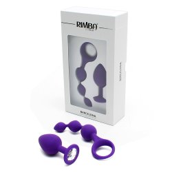 RIMBA Barcelona Anal Toy Starter Set aus Silikon Violett