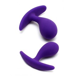 RIMBA Copenhagen Anal-Plug Set aus Silikon Violett