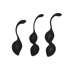 RIMBA Geneva Kegel Balls 3er-Set Schwarz