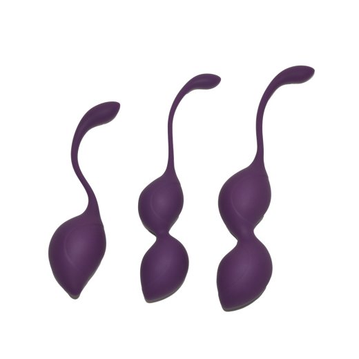 RIMBA Geneva Kegel Balls 3er-Set Violett