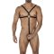 CUT4MEN C-Ring Crossed Harness Schwarz One Size