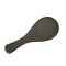 LIEBE SEELE Wine Red: Round Paddle aus Leder Weinrot/Schwarz