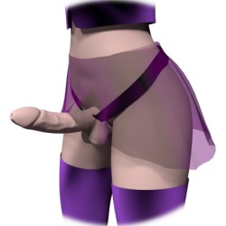 INUMI TOYS Penis-Chan Doppel Strap-On mit Vibration