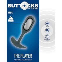 TOY JOY BUTTOCKS The Player Anal-Plug mit Gewicht 106 g