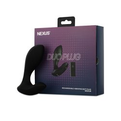 NEXUS Duo Plug mit Fernbedienung Medium Schwarz