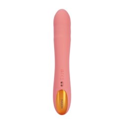 SVAKOM Connexion Series Ava Vibrator mit Stossfunktion, Vibration & App-Steuerung Orange