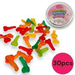 KINKY PLEASURE Fruchtgummi Super Fun Willy Candy 30...