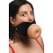 MASTER SERIES Ass Face Mouth Gag Schwarz