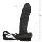 SIZE MATTERS Strap-On-Geschirr mit hohlem Dildo Schwarz