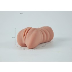 ZENN Lopez Masturbator Fill My Horny 18 Year Wet Pussy aus Silikon Beige