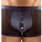 SVENJOYMENT Netz-Pants mit Druckknopfleiste Schwarz
