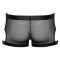 SVENJOYMENT Netz-Pants mit Druckknopfleiste Schwarz
