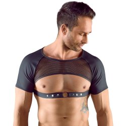 SVENJOYMENT Crop Top Blau