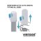 VIBEGGS Naughty Nubs Vibrating Masturbation Sleeve Weiss