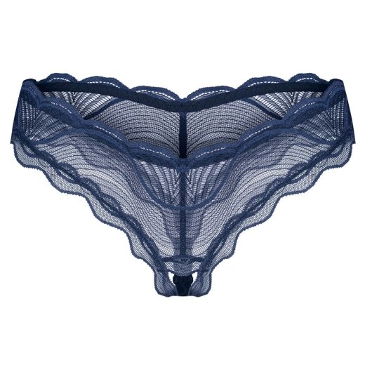 OBSESSIVE Nuites Crotchless String Blau