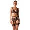 OBSESSIVE Nuites Dessous-Set 3-teilig Schwarz