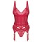 OBSESSIVE Cupide Desir Lingerie-Set 3-teilig Rot