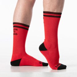 LEADER Born To Lead Socken Rot/Schwarz