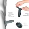 MAN.WAND Ryzer Masturbator & Penishülle Piniengrau