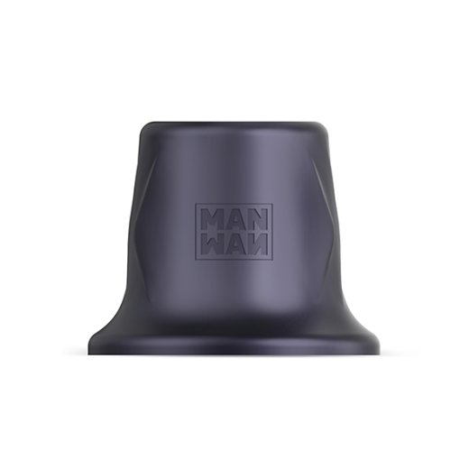 MAN.WAND Holden Saugnapfadapter aus Silikon Schwarz/Violett