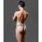 ANDREW CHRISTIAN Almost Naked No-Show Ultra Low-Rise Thong Türkis