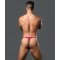 ANDREW CHRISTIAN Almost Naked No-Show Ultra Low-Rise Thong Weinrot