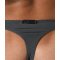 ANDREW CHRISTIAN Almost Naked No-Show Ultra Low-Rise Thong Grau