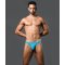 ANDREW CHRISTIAN Almost Naked No-Show Ultra Low-Rise Brief Türkis