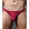 ANDREW CHRISTIAN Almost Naked No-Show Ultra Low-Rise Brief Weinrot