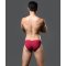 ANDREW CHRISTIAN Almost Naked No-Show Ultra Low-Rise Brief Weinrot