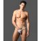 ANDREW CHRISTIAN Almost Naked Naked Truth Capsule See-Through Deep-V Brief Weiss