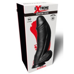 HIDDEN DESIRE Extreme Vibrating Demon Monster Dildo Schwarz