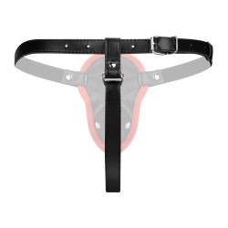 EASY TOYS Strap-On Set mit 2 Dildos Schwarz/Rot