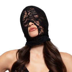 BEDROOM FANTASIES Maske aus Spitze Schwarz