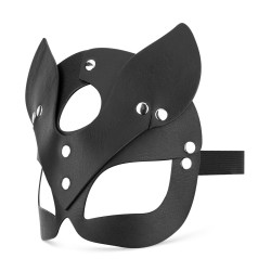 BEDROOM FANTASIES Maske Kinky Kitty aus veganem Leder Schwarz