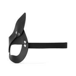 BEDROOM FANTASIES Maske Kinky Kitty aus veganem Leder Schwarz