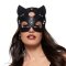 BEDROOM FANTASIES Maske Kinky Kitty aus veganem Leder Schwarz