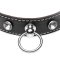 STRICT Diamant-Halsband mit O-Ring Schwarz/Kristall