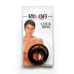 RIMBA Cockring 3er Set Silikon Schwarz