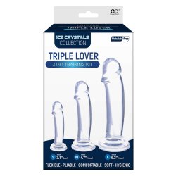 NMC Triple Lover 3er Set Dildos transparent