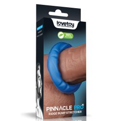 LOVETOY Pinnacle Pro Ridge Bump Stretcher Penisring Blau