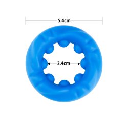 LOVETOY Pinnacle Pro Ridge Bump Stretcher Penisring Blau