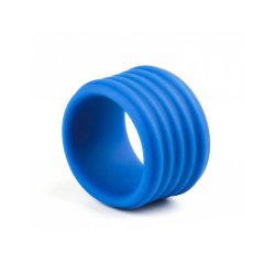 LOVETOY Pinnacle Pro Deep Rib Grip Penisring oder Hodenstrecker Blau