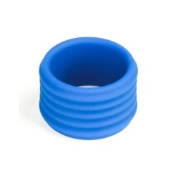 LOVETOY Pinnacle Pro Deep Rib Grip Penisring oder Hodenstrecker Blau