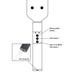 HIDDEN DESIRE Extreme Electro Paddle