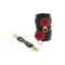 TABOOM Wild Roses Wrist Cuffs Schwarz/Gold